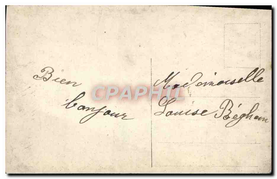 CPA Fantaisie Femme — Verso