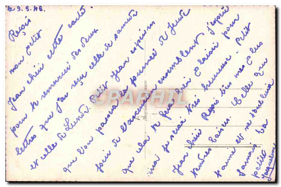 CPA Fantaisie Femme — Verso