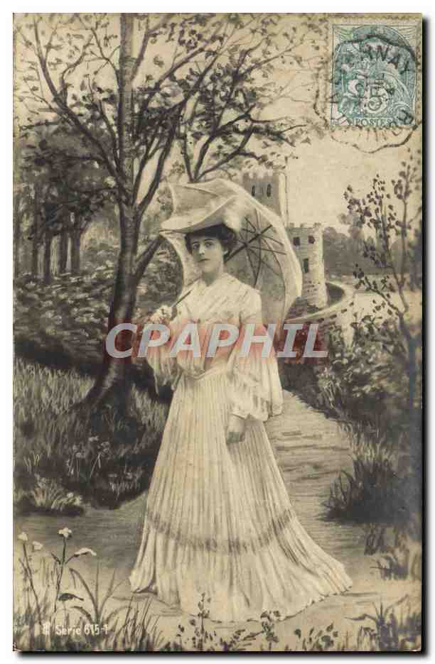 CPA Fantaisie Femme