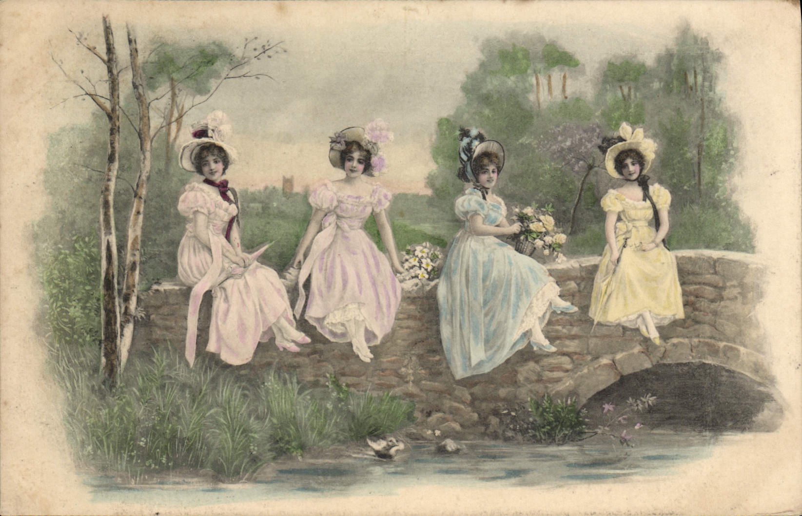 CPA Fantaisie Femmes