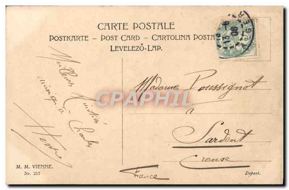 CPA Fantaisie Femmes — Back