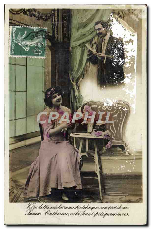 CPA Fantaisie Femme
