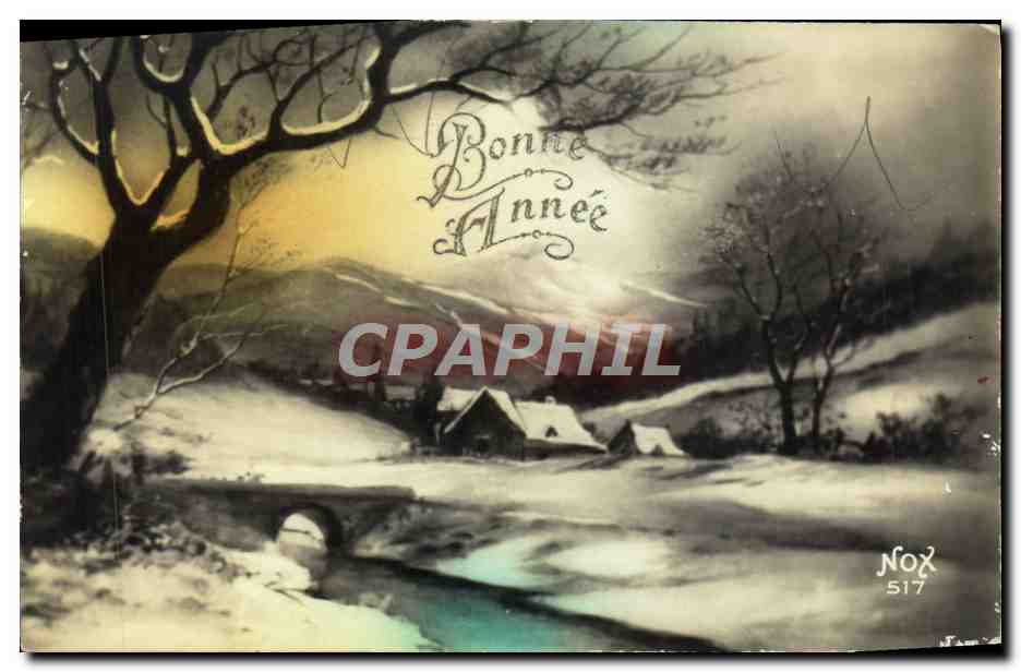 CPA Fantaisie Bonne annee