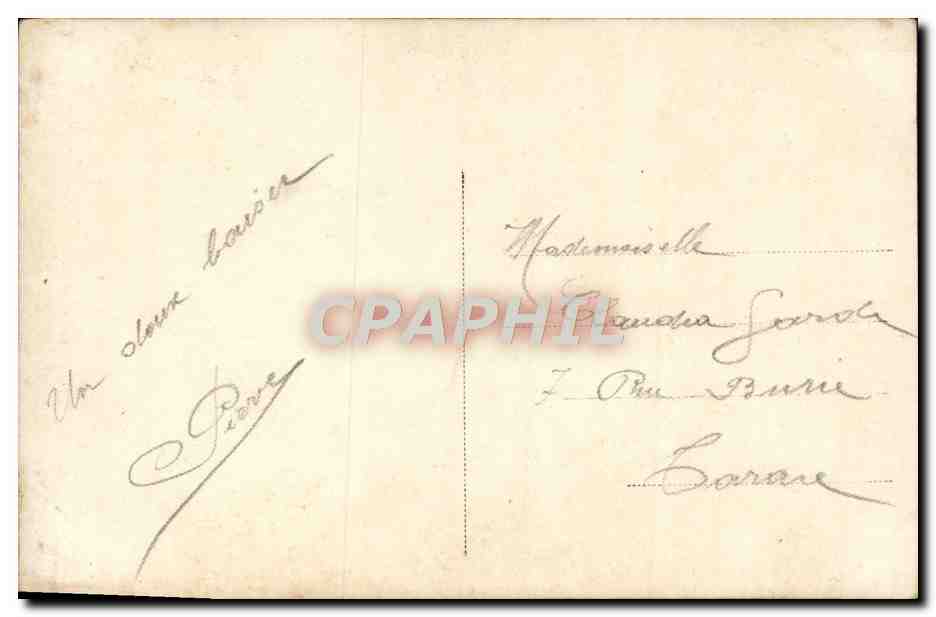 CPA Fantaisie Enfant — Rückseite