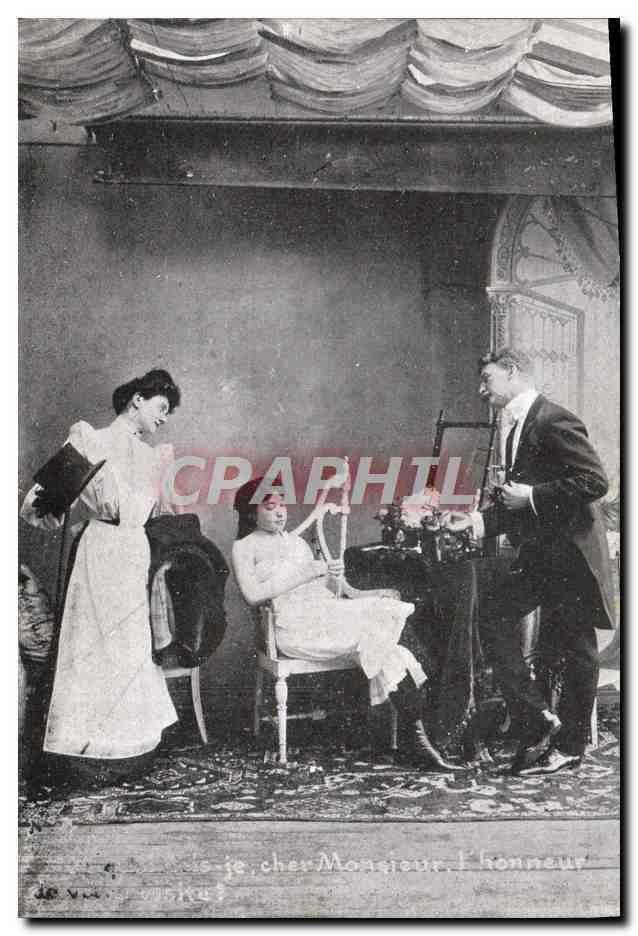 Theaterszene — Drei Personen — Verleger J.C. (Nr. 47)