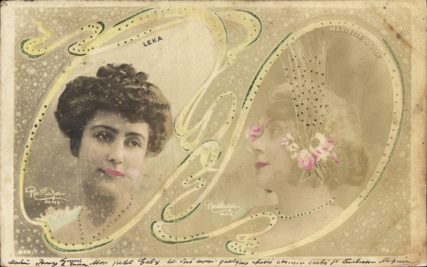 Léka et Mariette Sully — portraits — Ravillarger, Paris, n° 880