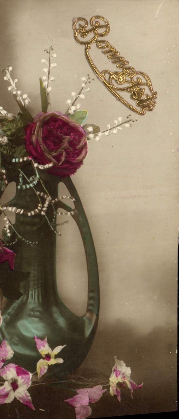 Bouquet de fleurs — vase décoratif — Fabrication Française