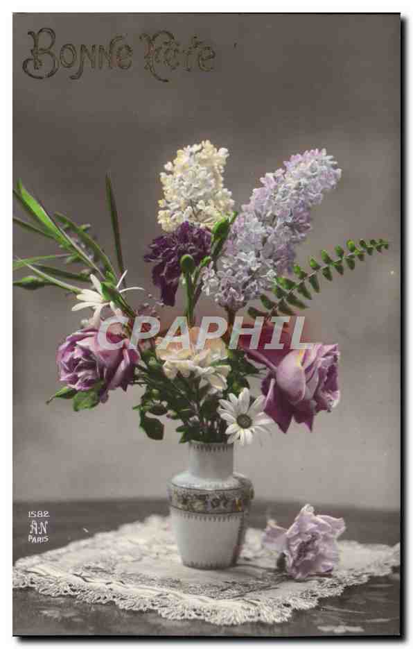 CPA Fantaisie Fleurs