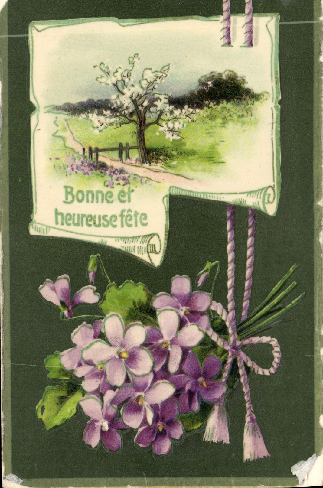 CPA Fantaisie Fleurs 