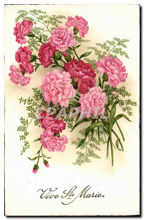 CPA Fantaisie Fleurs
