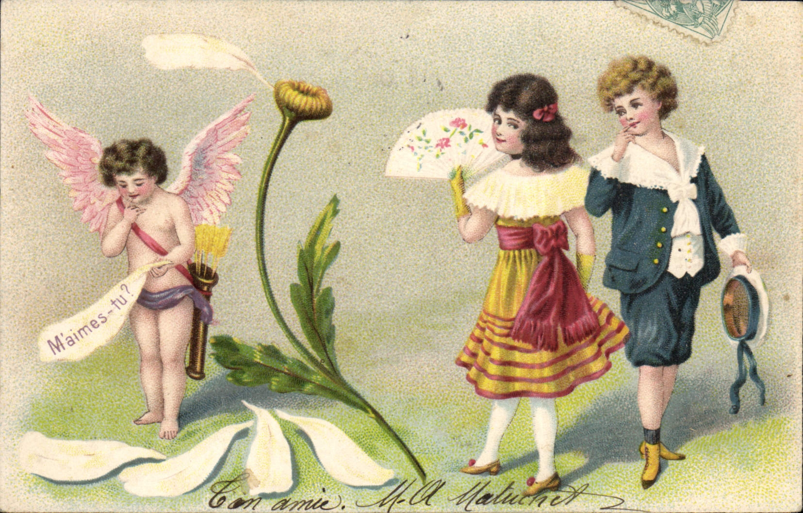 CPA Fantaisie Enfants Ange