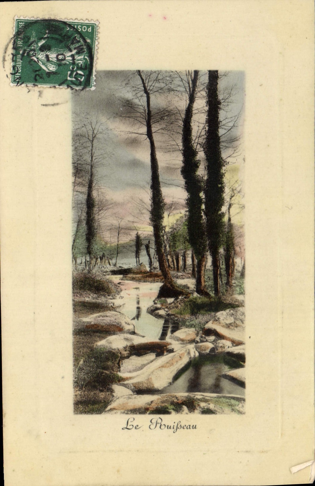 CPA Fantaisie Le ruisseau 
