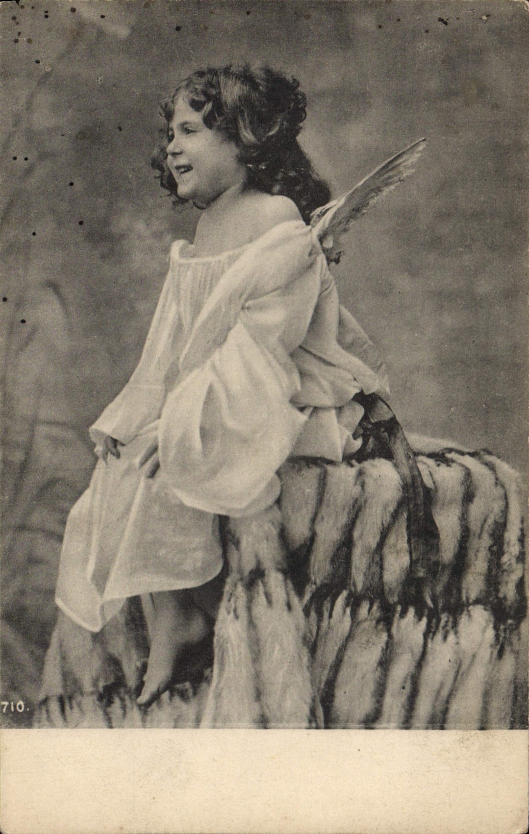 CPA Fantaisie Enfant Ange 