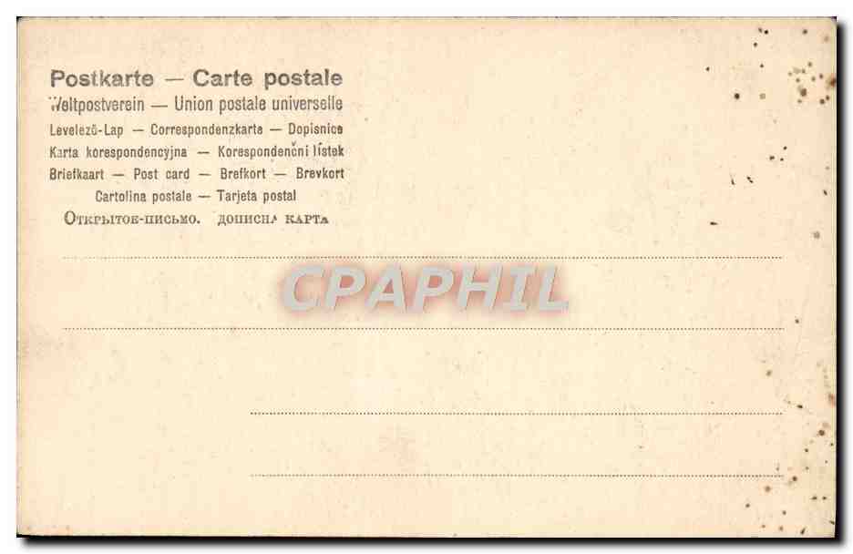 CPA Fantaisie Enfant Ange  — Rückseite
