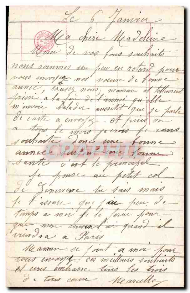 Deux jeunes femmes — portrait studio — éditeur PR, n° 2202/1 — Verso