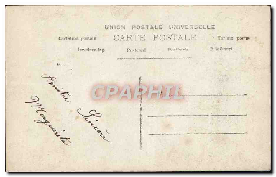 CPA Fantaisie Femme Mignon — Verso