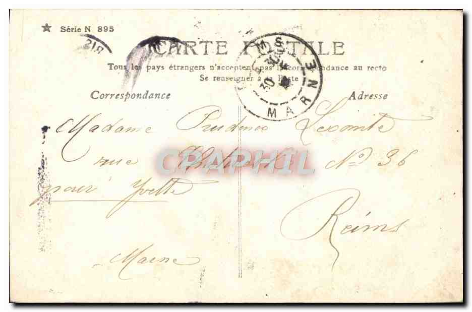 CPA Fantaisie Enfant — Verso