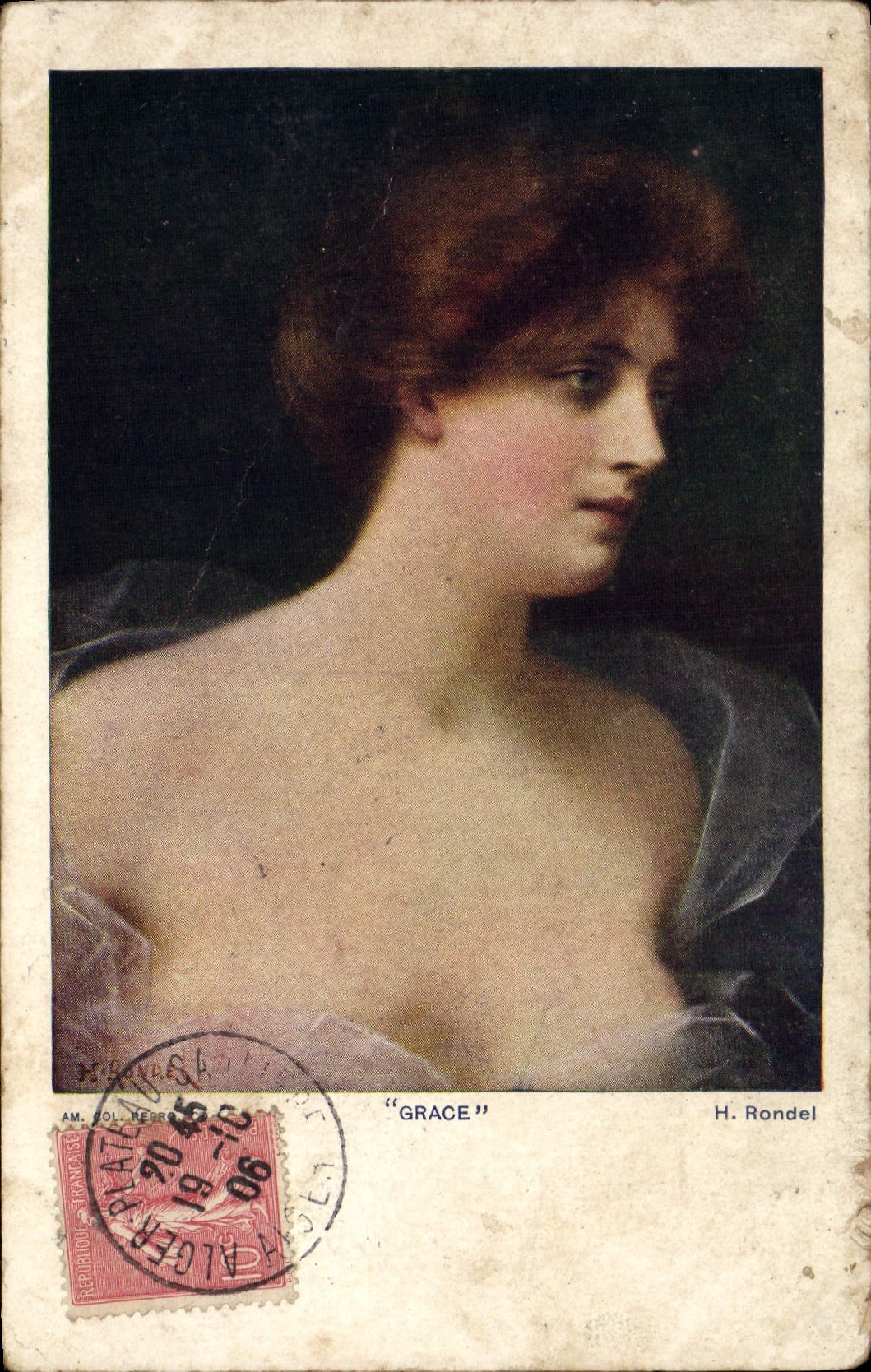 CPA Fantaisie Femme Grace 