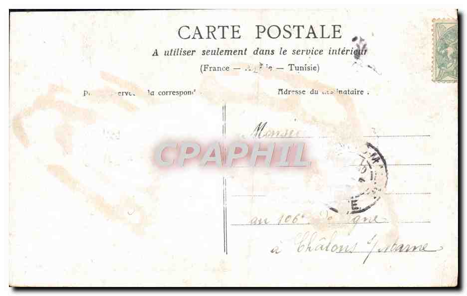 CPA Fantaisie Femme Lyre La muse — Rückseite