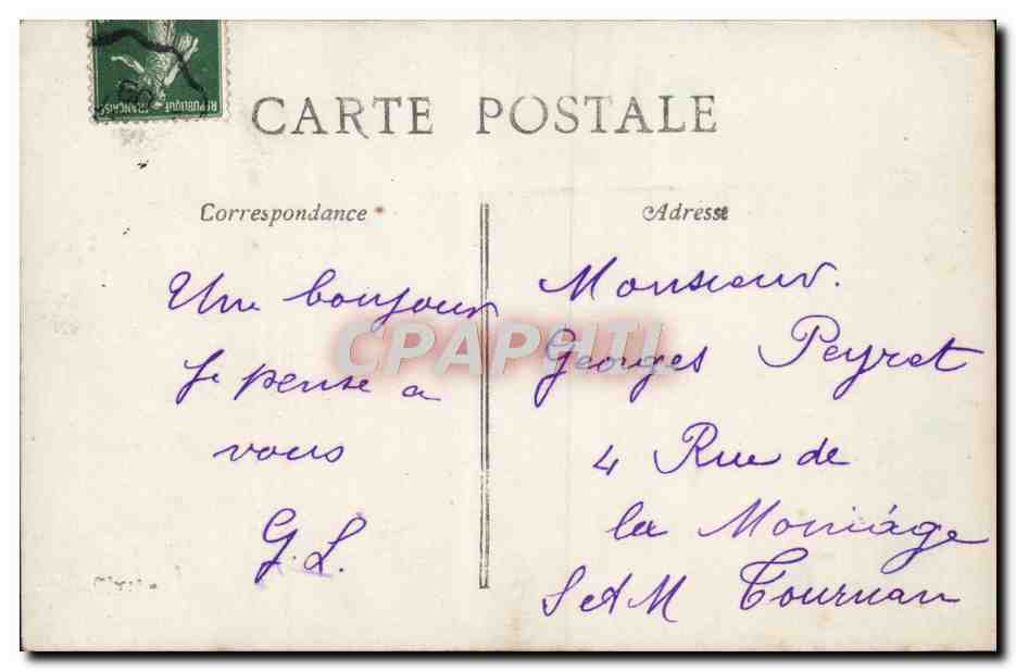 CPA Fantaisie Enfant — Rückseite