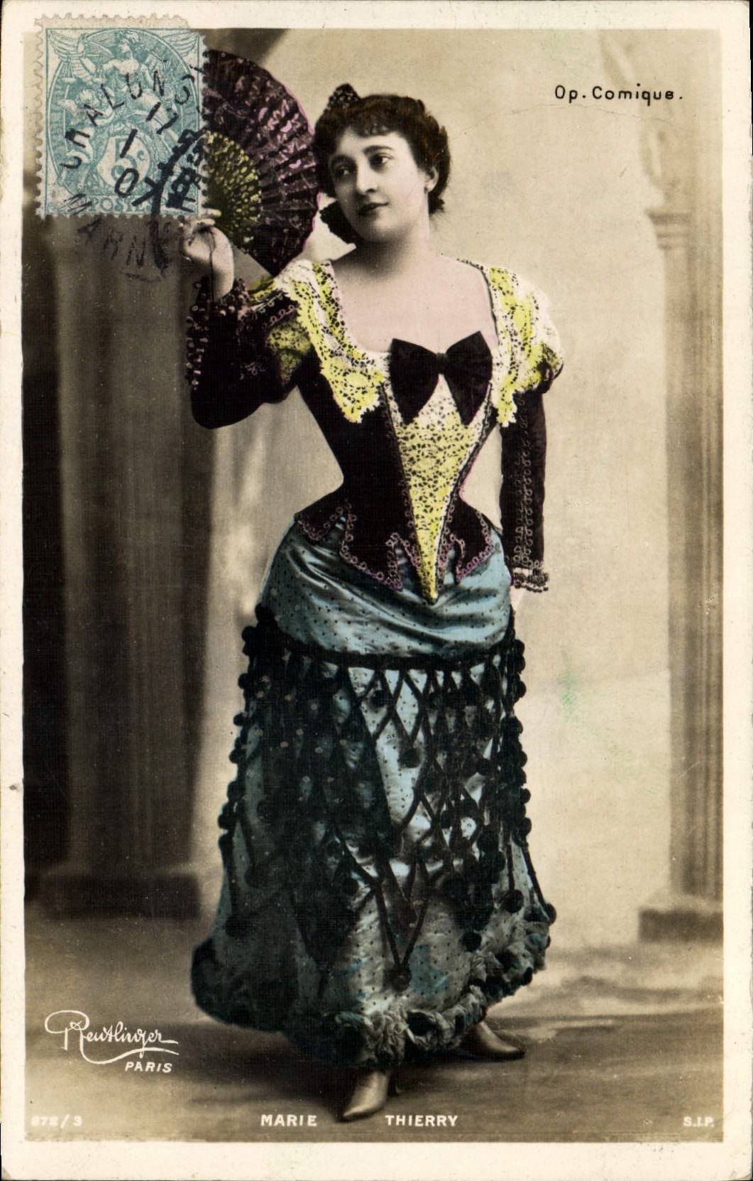 Marie Thierry — Ópera cómica — Reuslanger Paris, n°878/3