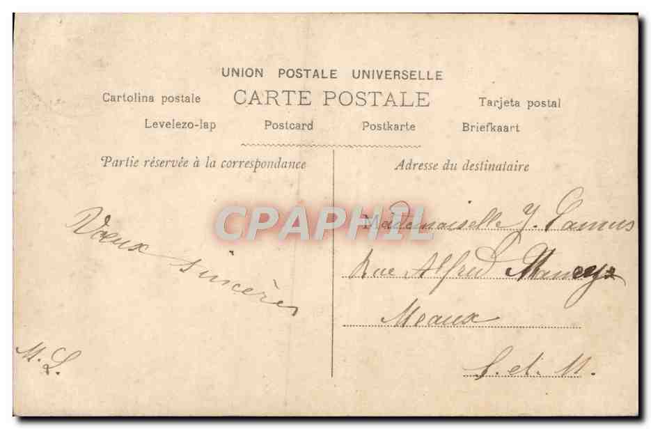 CPA Fantaisie Enfant — Verso