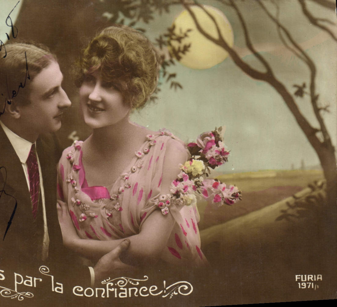 CPA Fantaisie Femme 