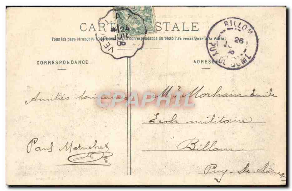 L'Embarquement — Édition Bergeret, n°1 — Reverso