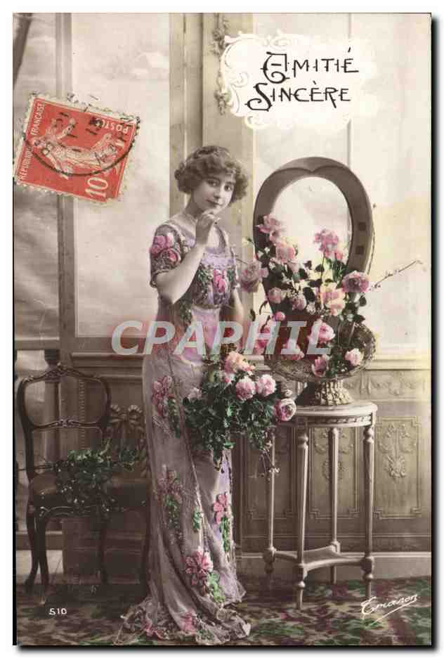CPA Fantaisie Femme 
