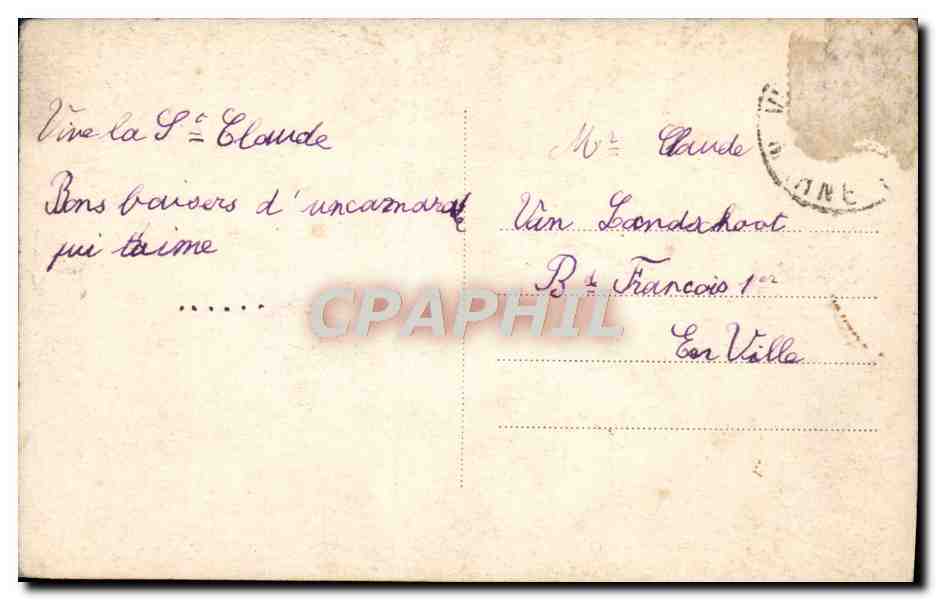 CPA Fantaisie Enfant — Rückseite