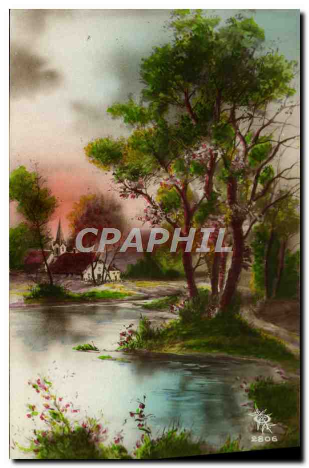 CPA Fantaisie Paysage