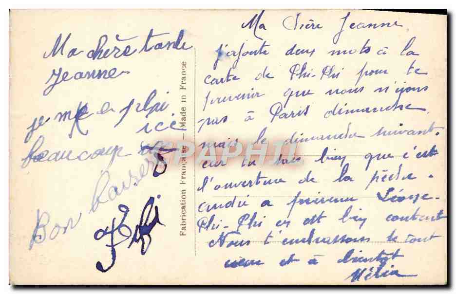 CPA Fantaisie Enfant — Rückseite