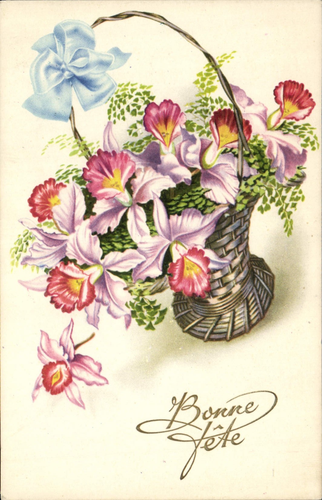 CPA Fantaisie Fleurs