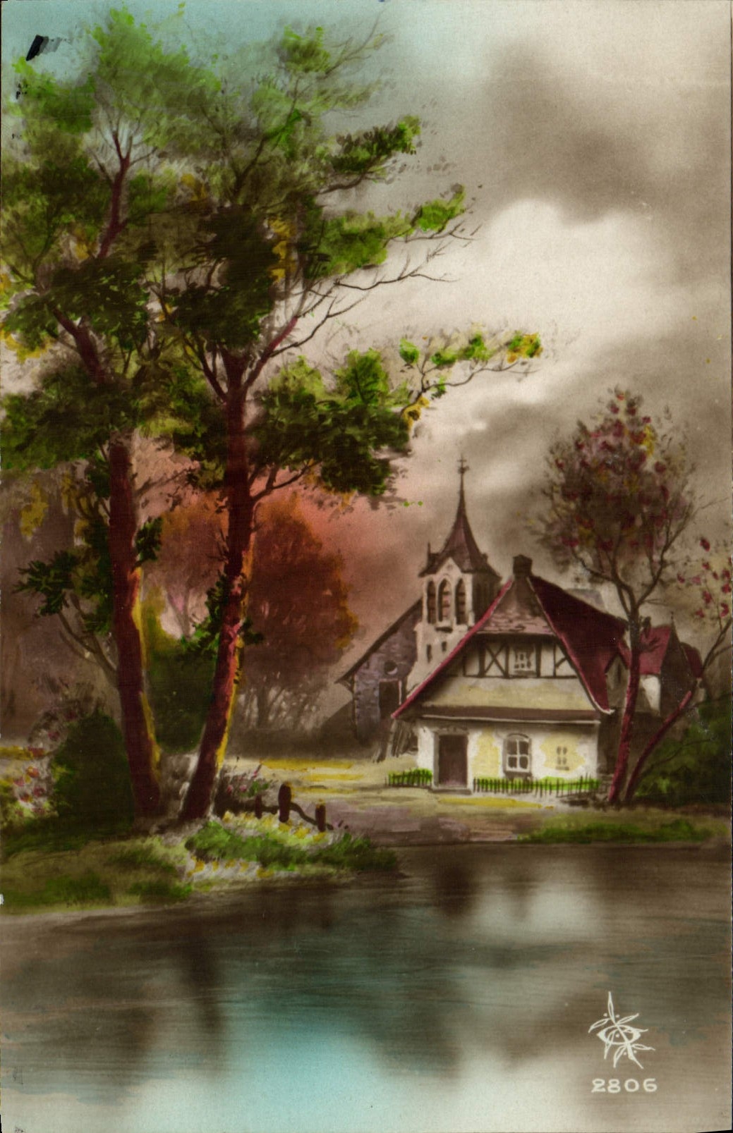 CPA Fantaisie Paysage