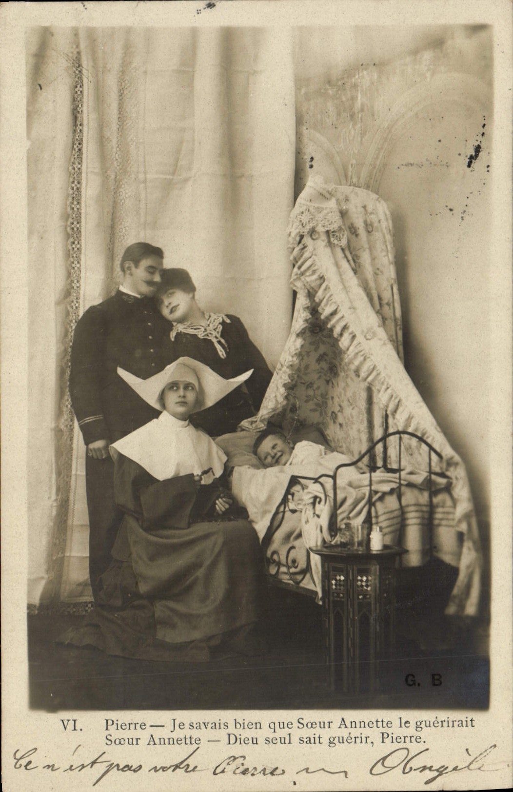 Sœur Annette et le bébé guéri — G. B. — Éditeur G. B.