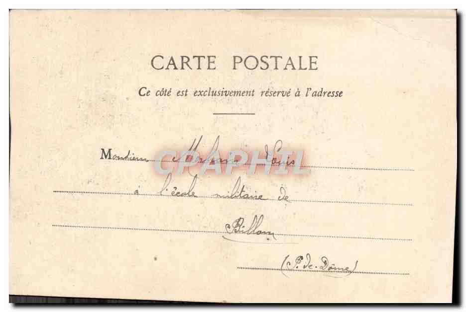 CPA Fantaisie Femme Jules Verne Michel Strogoff Sangarre et Ivan Ogareff — Verso