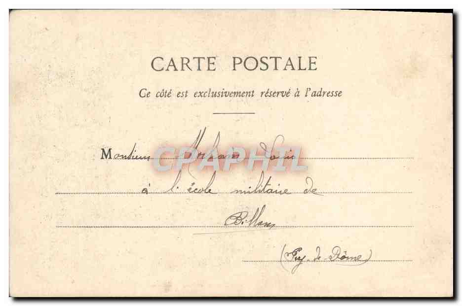 Michel Strogoff — Gott réserve unerwartete Trost für die Leidenden — Phototypie A. Bergeret et Cie, Nancy — Rückseite