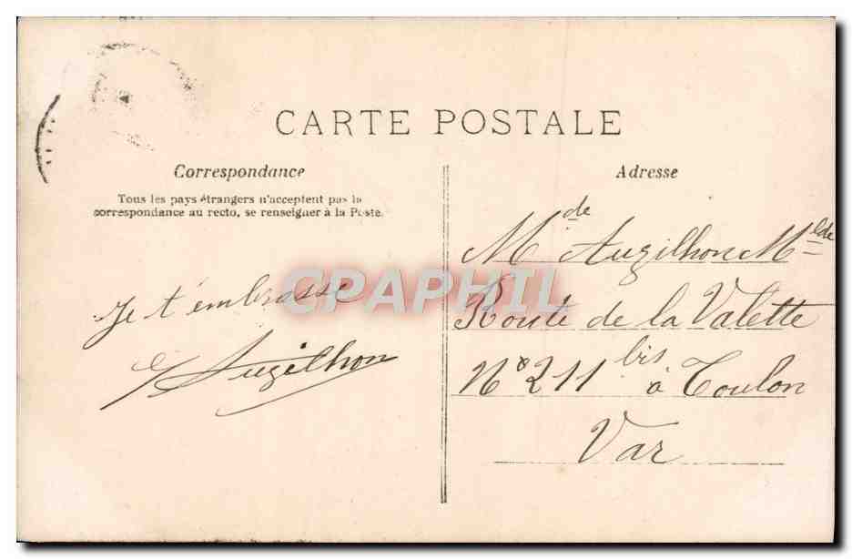 CPA Fantaisie Femme  — Verso
