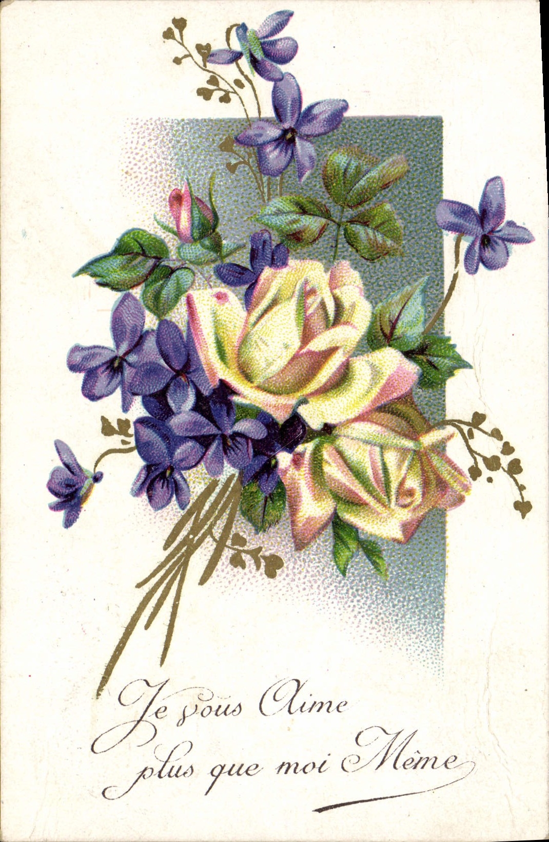 CPA Fantaisie Fleurs 