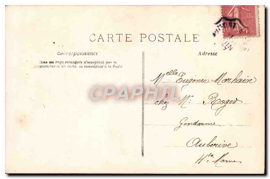 CPA Fantaisie Enfants Automobile — Verso