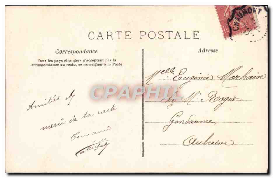 La Bretonne aux coquets corsages — N. A. Natauberg — N°498 — Reverso