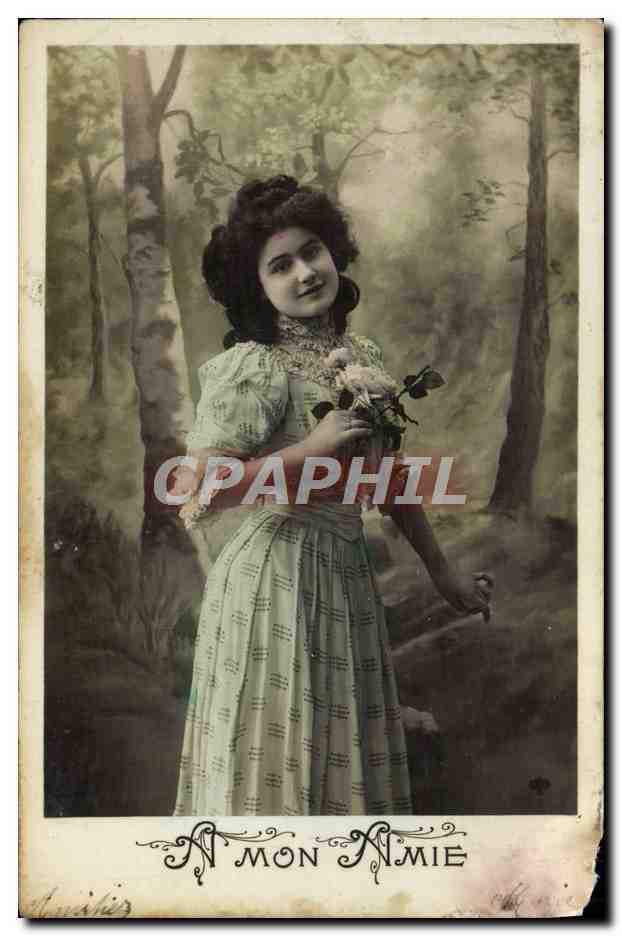 CPA Fantaisie Femme 