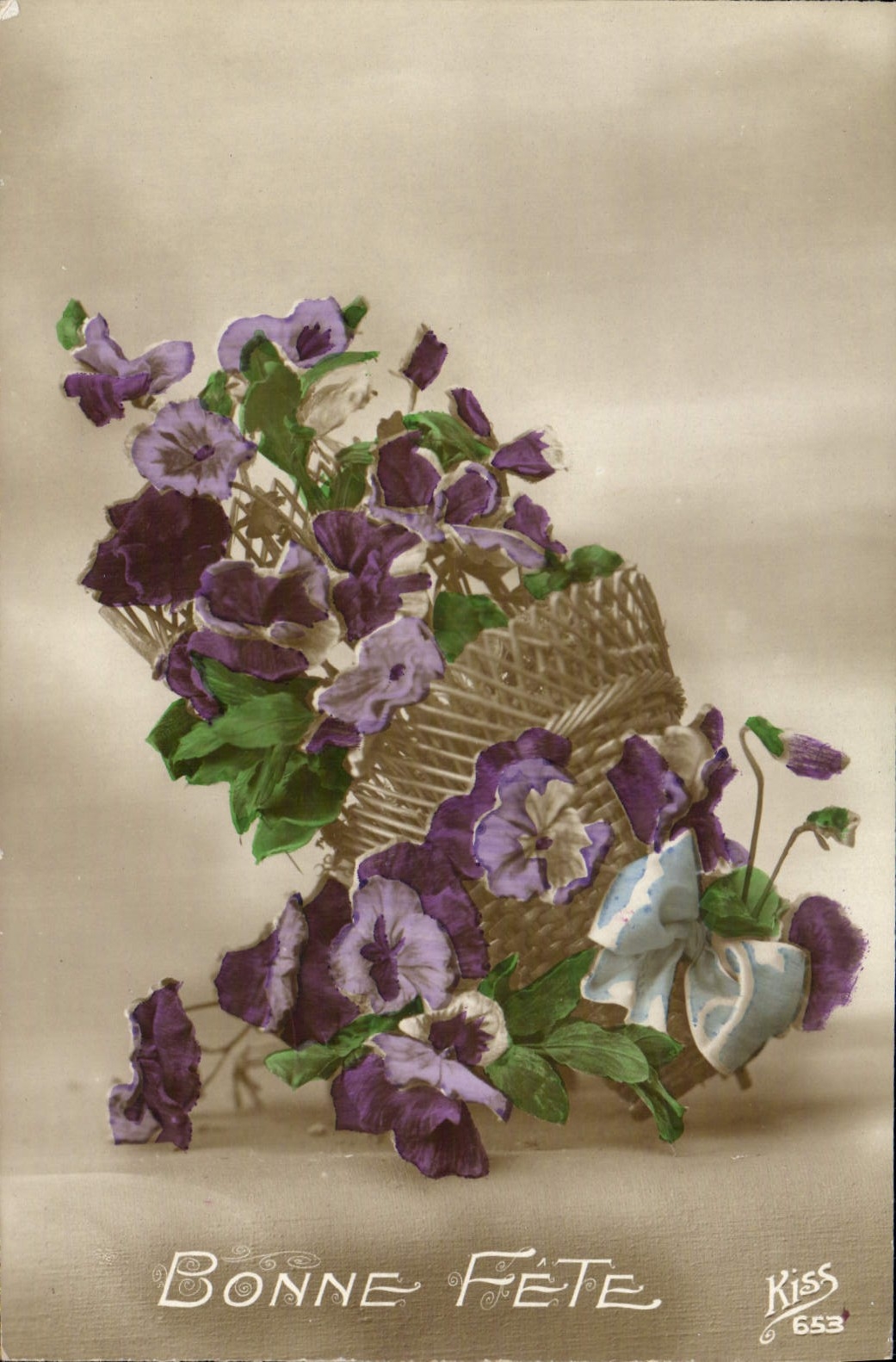 CPA Fantaisie Fleurs