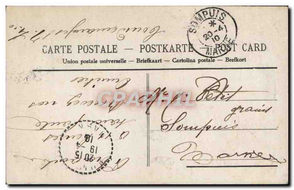 CPA Fantaisie Enfant — Verso