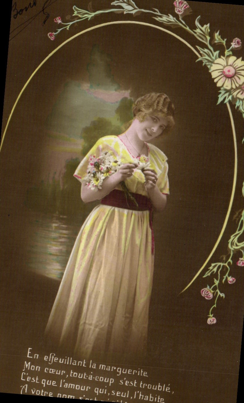 CPA Fantaisie Femme 