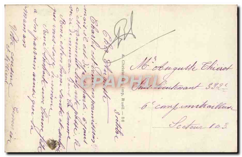 CPA Fantaisie Enfant  — Rückseite