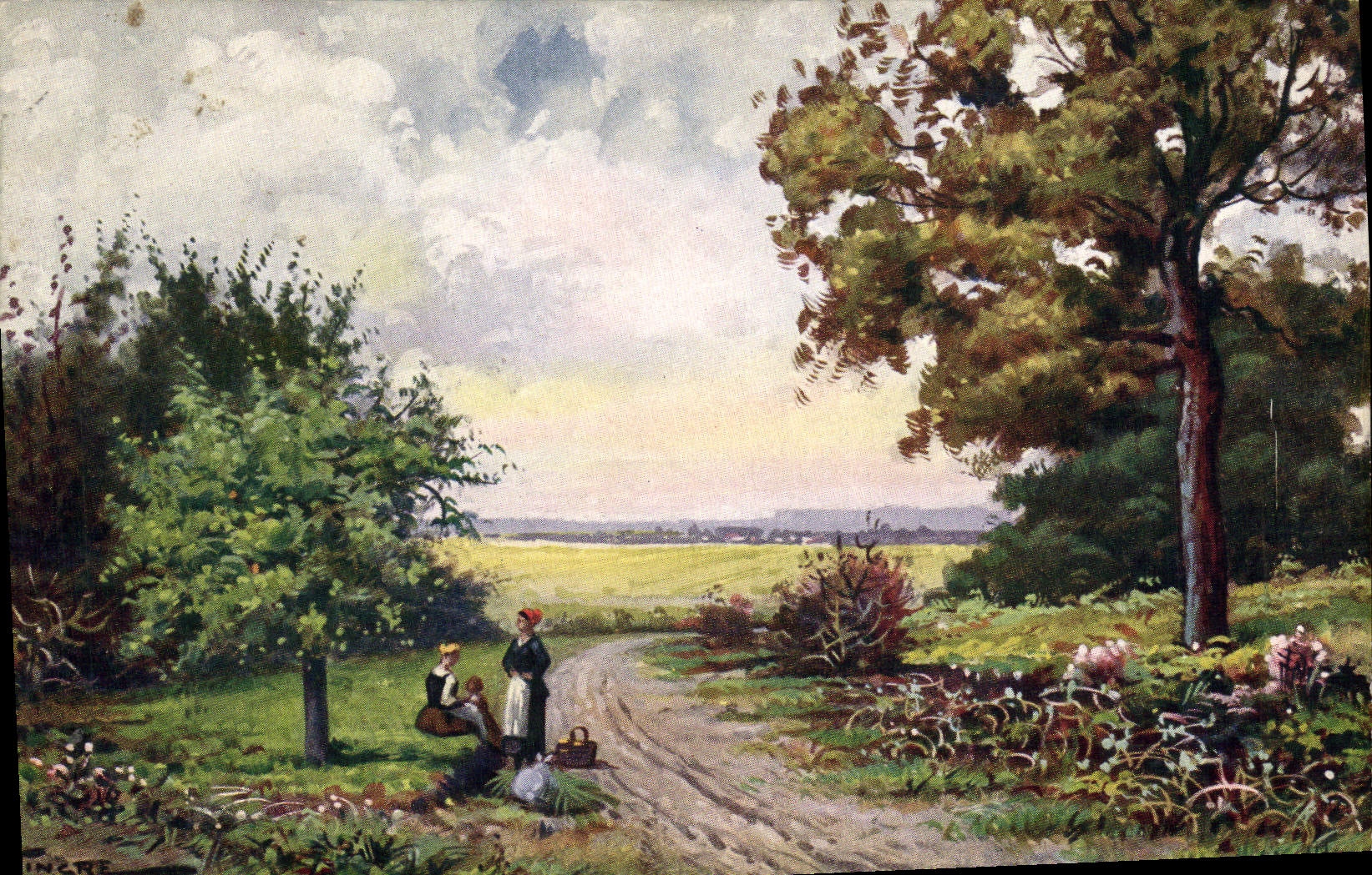 CPA Fantaisie Paysage par Hingres 