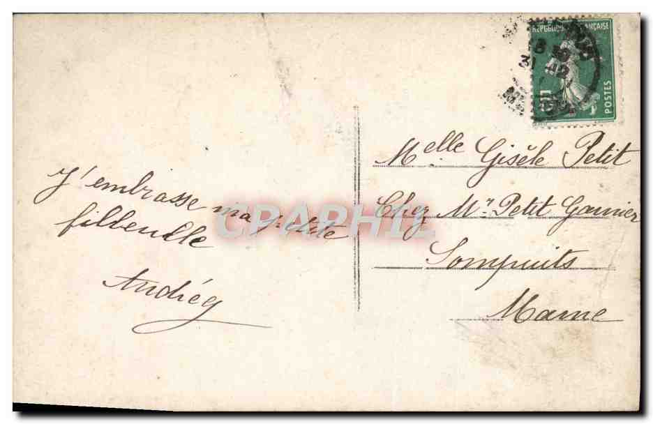 CPA Fantaisie Enfant — Verso