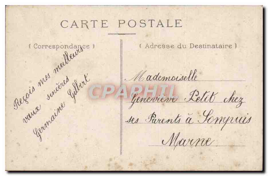 CPA Fantaisie Enfant — Rückseite