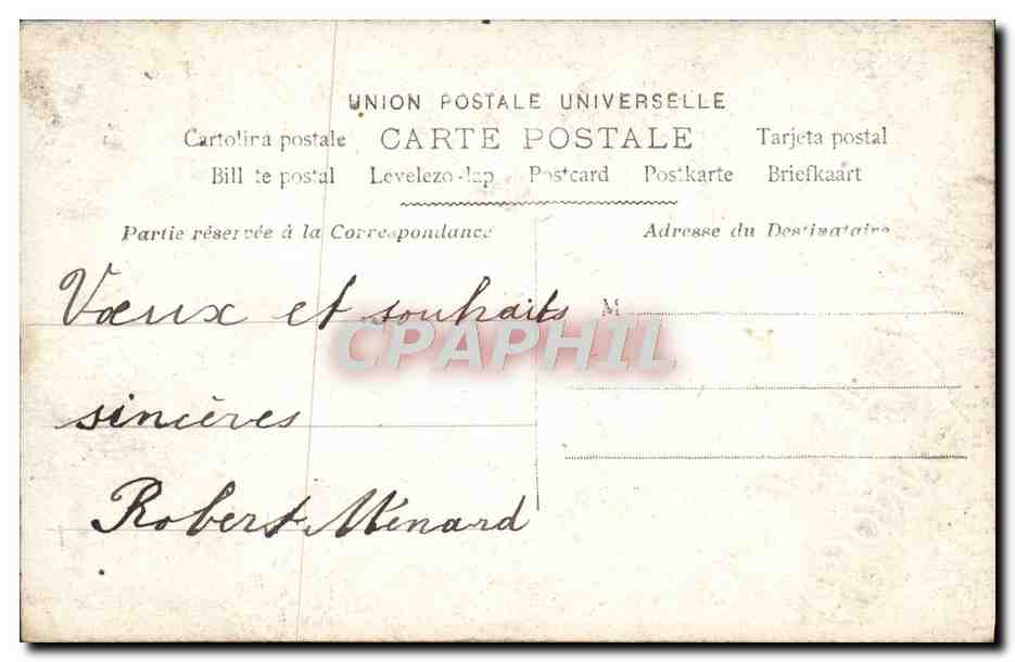 CPA Fantaisie Enfant — Verso